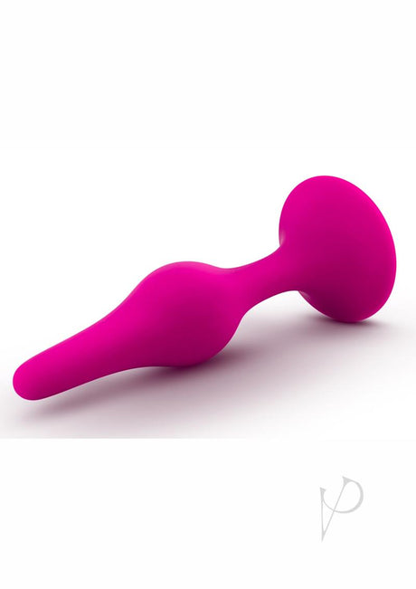 Luxe Beginner Plug Silicone Butt Plug Small - Pink