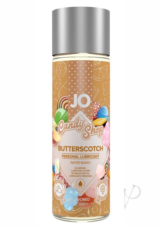 JO H2O Candy Shop Water Based Flavored Lubricant Butterscotch 2oz