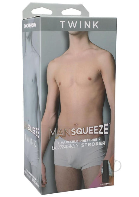 Man Squeeze Twink Ultraskyn Masturbator - Butt - Vanilla