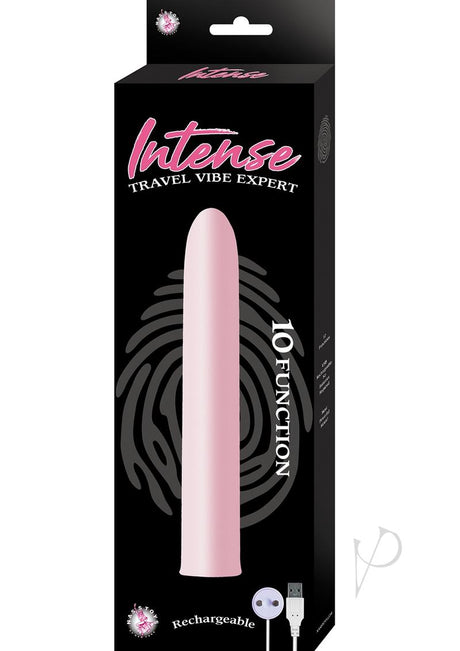 Intense Travel Vibe Expert Rechargeable Vibrator - Pink