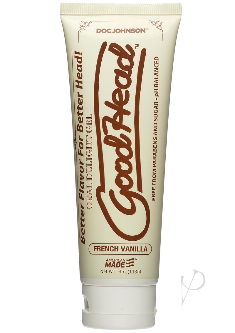 GoodHead Oral Delight Gel Flavored French Vanilla 4oz