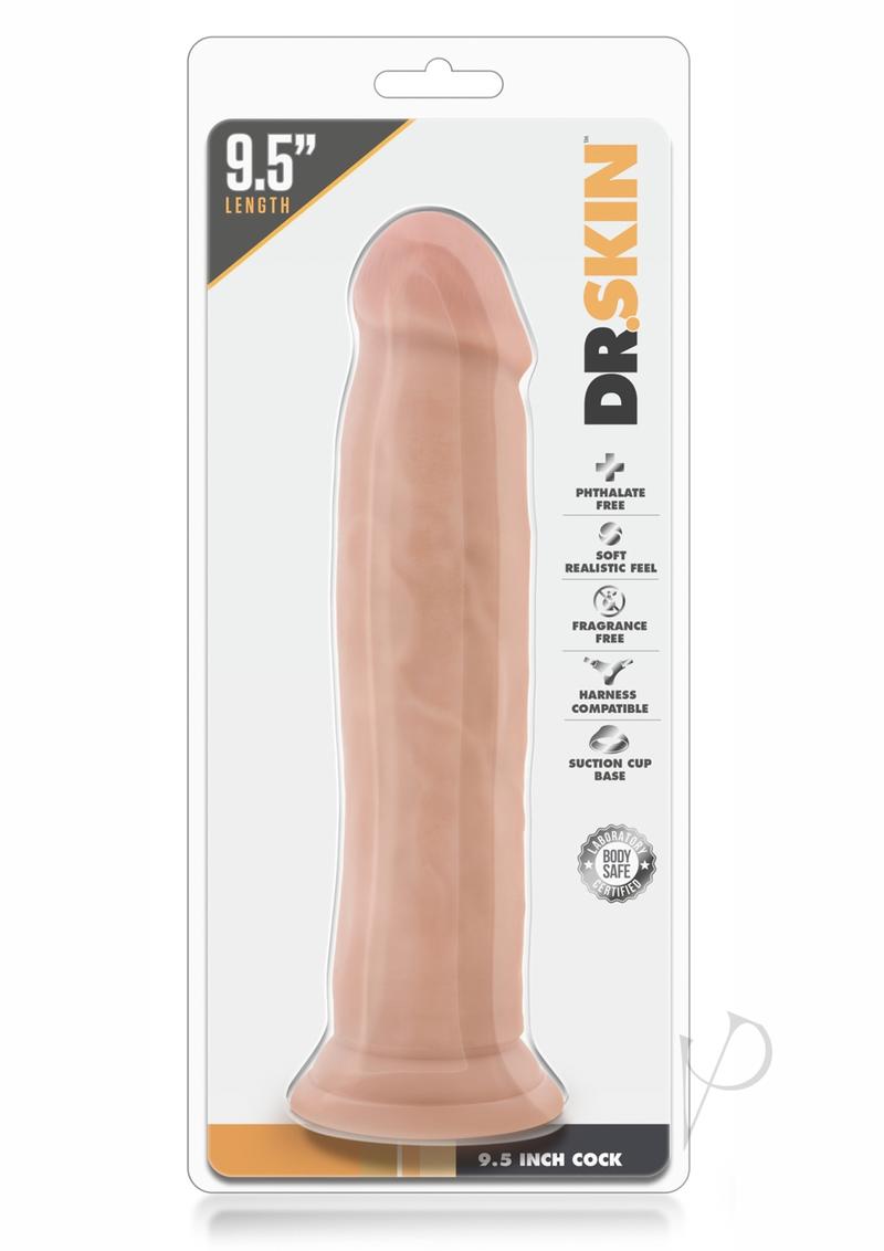 Dr. Skin Silver Collection Dildo 9.5in - Vanilla