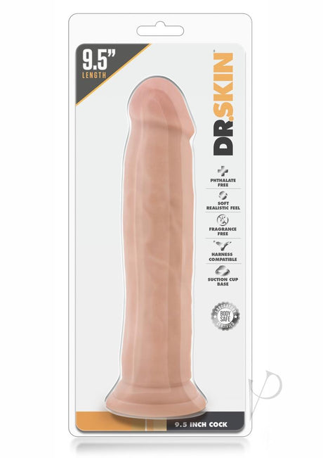 Dr. Skin Silver Collection Dildo 9.5in - Vanilla