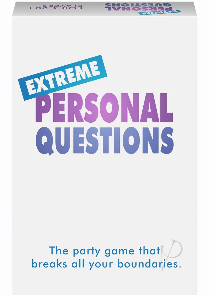 Extreme Personal Questions Party Game