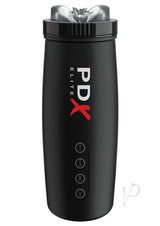 PDX Elite Rechargeable Motorbator 2 Masturbator - Pussy - Clear/Black