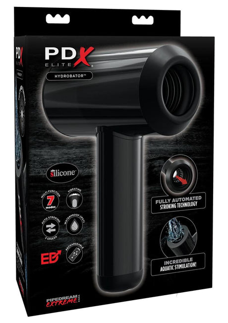 PDX Elite Rechargeable Hydrobator Masturbator - Black