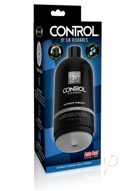 Sir Richard's Control Intimate Therapy Firm Hole Masturbator - Butt - Black/Gray