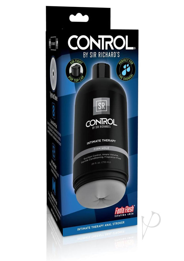 Sir Richard's Control Intimate Therapy Firm Hole Masturbator - Butt - Black/Gray