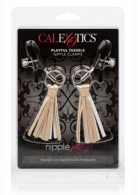 Nipple Play Playful Tassels Nipple Clamps - Gold