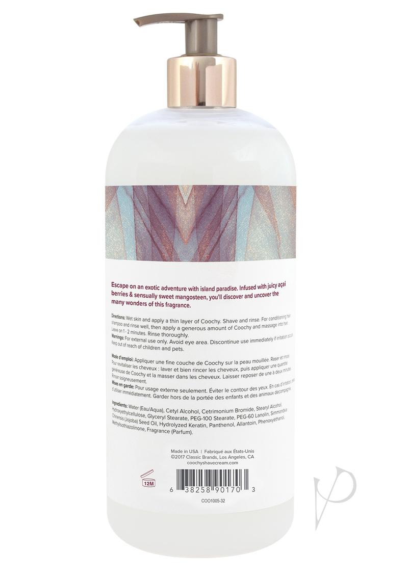 Coochy Shave Cream Island Paradise 32oz