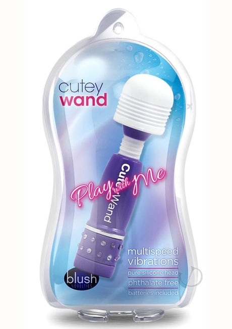 Play with Me Cutey Wand Massager - Purple
