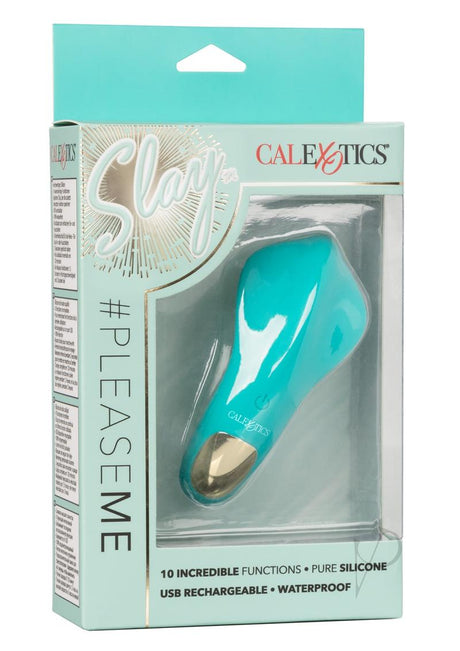 Slay Pleaser Silicone rechargeable Massager - Green