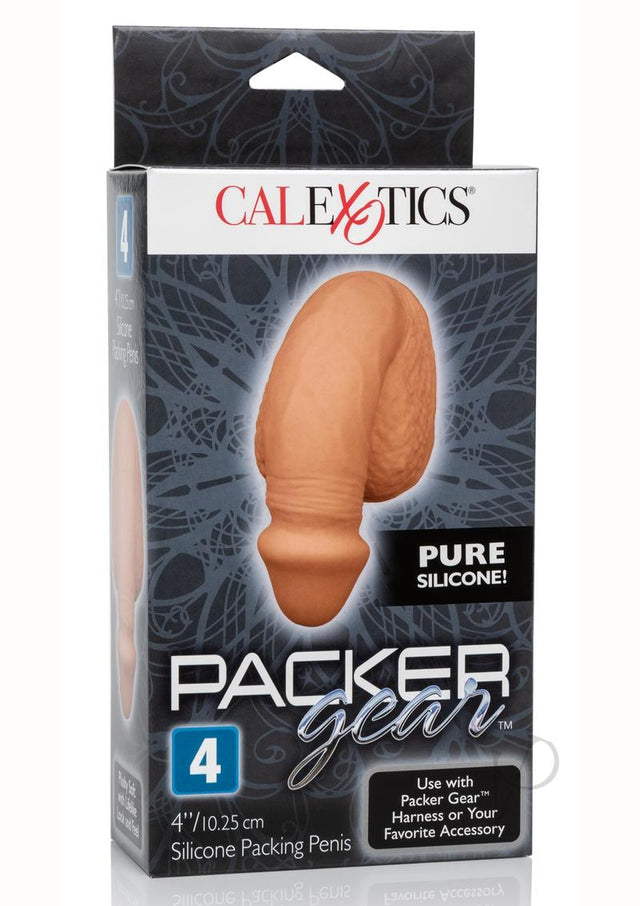 Packer Gear Silicone Packing Penis 4in - Caramel