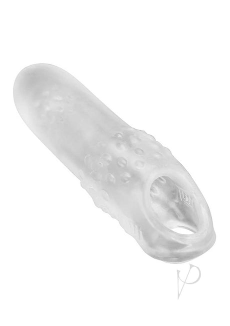 Hunkyjunk Swell Silicone Cocksheath Penis Extender 8.25in - Clear