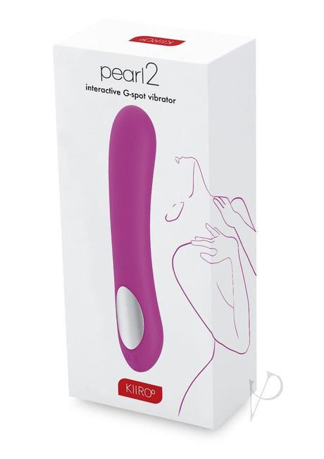 Kiiroo Pearl2 G-Spot Silicone Vibrator - Purple