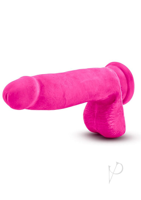 Au Naturel Bold Pleaser Dildo with Suction Cup 7in - Pink