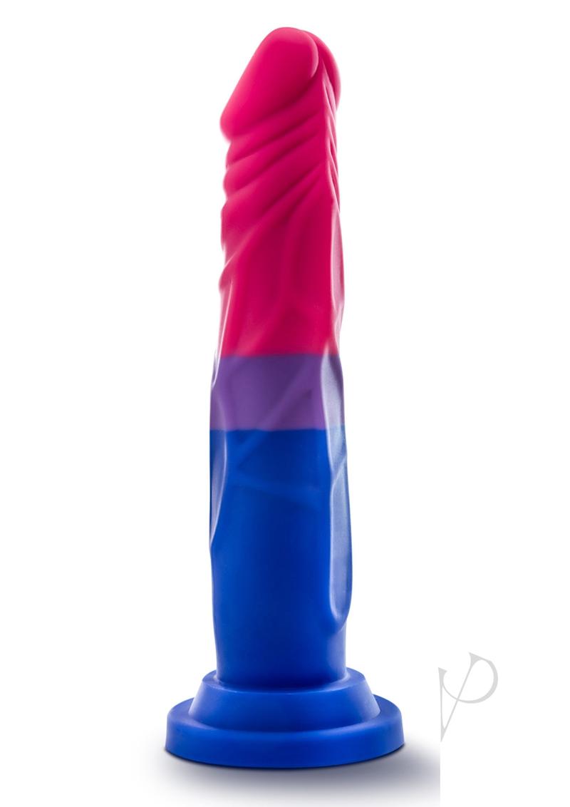 Avant Pride P8 Love Silicone Dildo 7.5in - Multicolor