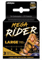 Lifestyles Mega Rider 3's Condoms