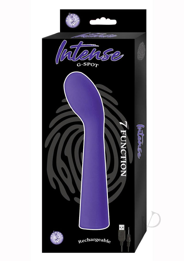 Intense G-Spot 7 Function Rechargeable Silicone Vibrator - Purple