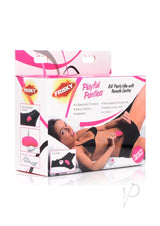 Frisky Playful Panties 10X Panty Vibe with Remote Control - Black/Pink