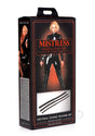 Mistress By Isabella Sinclaire Silicone Urethral Sound 3 piece Trainer Set - Black