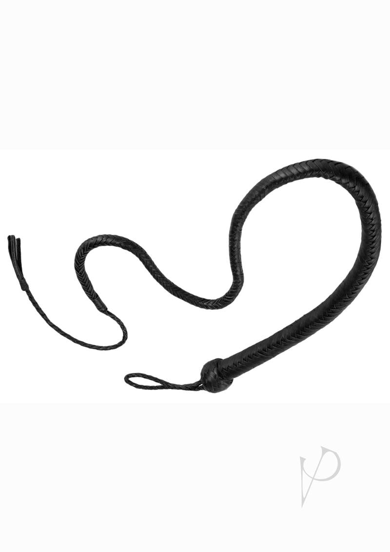 Strict Leather Turkish Knot Whip 4ft - Black