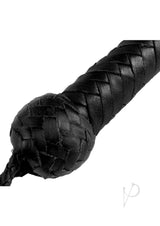 Strict Leather Turkish Knot Whip 4ft - Black