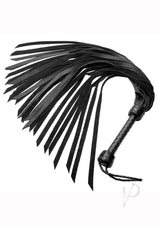 Strict Leather Premium Soft Leather Flogger - Black