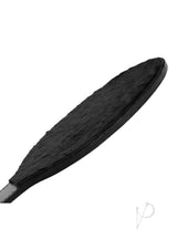 Strict Leather Round Fur Lined Paddle - Black