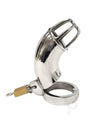 Rouge Stainless Steel Chastity Cock Cage with Padlock