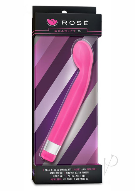 Rose Scarlet 'G' G-Spot Vibrator- Pink