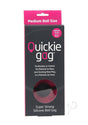 Quickie Gag Silicone Ball Gag Bondage Black