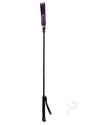 Rouge Fifty Times Hotter Long Riding Crop Slim Tip 24in - Purple