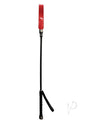 Rouge Fifty Times Hotter Short Riding Crop Slim Tip 20in - Red