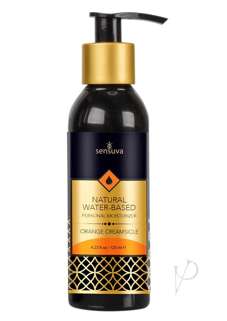 Sensuva Natural Water Based Orange Creamsicle Flavored Lubricant 4.23oz