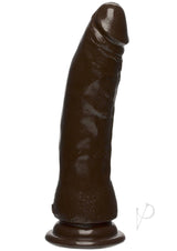 The D Thin D Firmskyn Dildo 7in - Chocolate