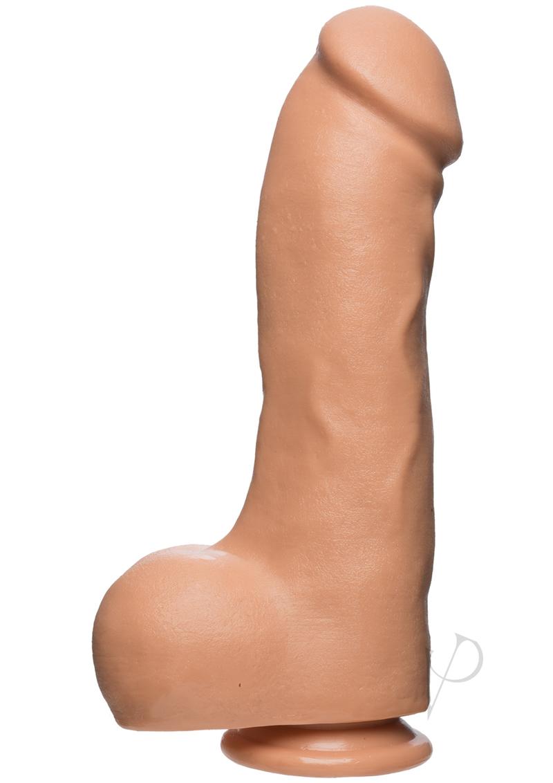 The D Master D Firmskyn Dildo with Balls 12in - Vanilla