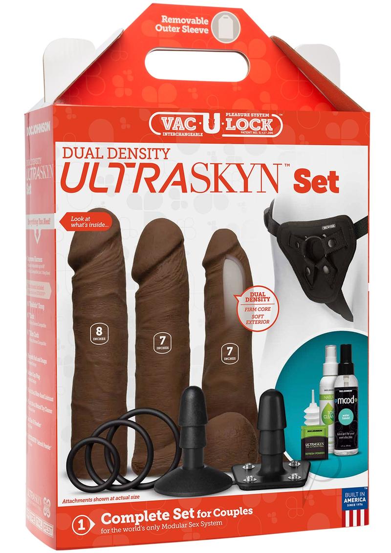 Vac-U-Lock Dual Density Ultraskyn Set - Chocolate