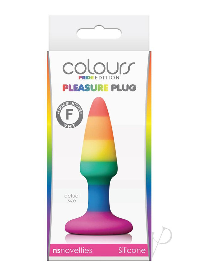 Colours Pleasure Plug Pride Editon Silicone Butt Plug Mini - Rainbow