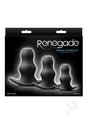 Renegade Peekers Trainer Silicone Hollow Butt Plugs Kit (3 Per Set) - Black