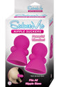 Seduce Me Nipple Suckers Silicone Vibrating - Pink