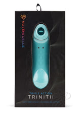 Nu Sensuelle Trinitii Triple Action Rechargeable Silicone Vibrator - Electric Blue