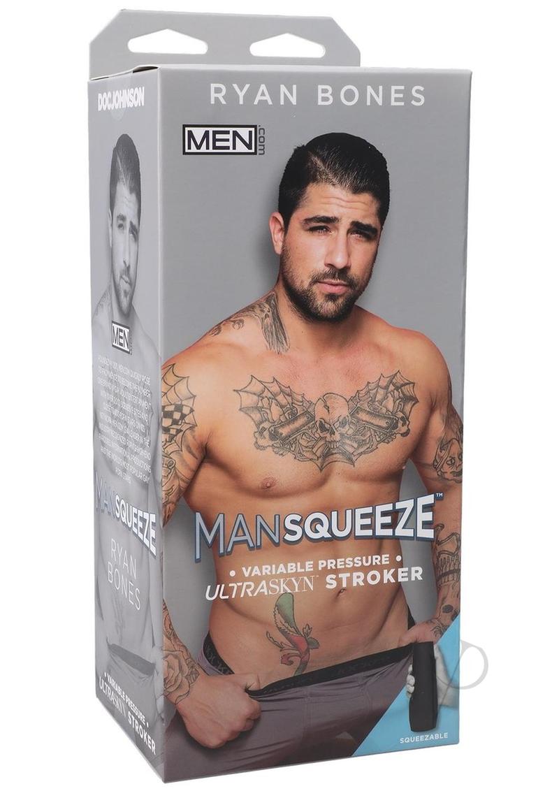 Man Squeeze Ryan Bones Ultraskyn Masturbator - Butt - Vanilla