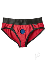 EM. EX. Active Harness Wear Contour Harness Briefs - Large - Red