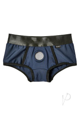 EM. EX. Active Harness Wear Fit Harness Boy Shorts - Extra Large - Blue