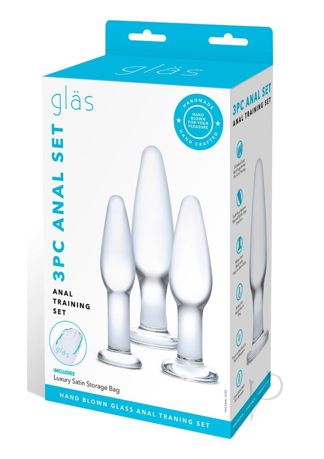 Glas Anal Training Set (3 Piece) - Clear