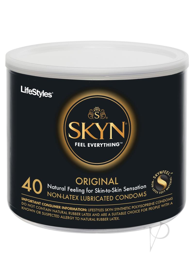 Lifestyles Skyn Original 40 Non-Latex Lubricated Condoms Bowl