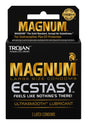 Trojan Magnum Ecstasy Ultra Smooth Lubricated Latex Condoms 3-Pack