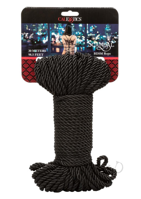 Scandal BDSM Rope 98.5ft/30m - Black