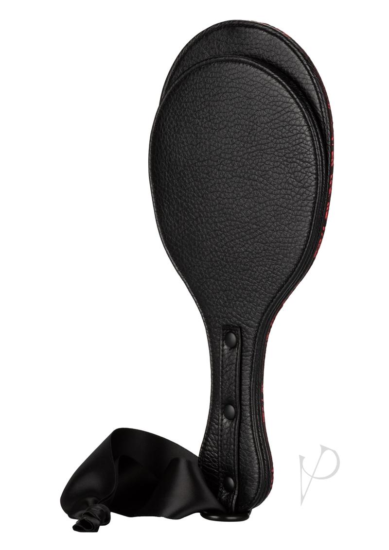 Scandal Round Double Paddle - Black/Red